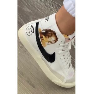 Custom Travis Scott Blazer Mid Shoes